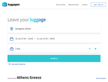 Tablet Screenshot of luggageo.com